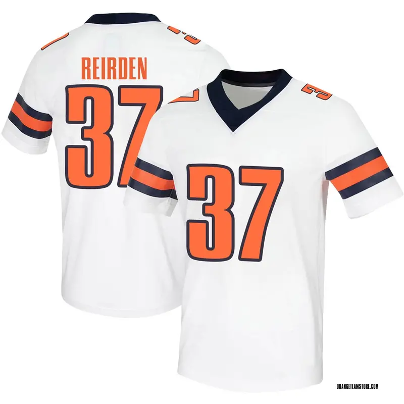 Game Men's Cam Reirden Syracuse Orange White Untouchable Football Jersey