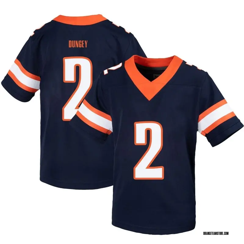 Game Men's Eric Dungey Syracuse Orange Navy Untouchable Football Jersey